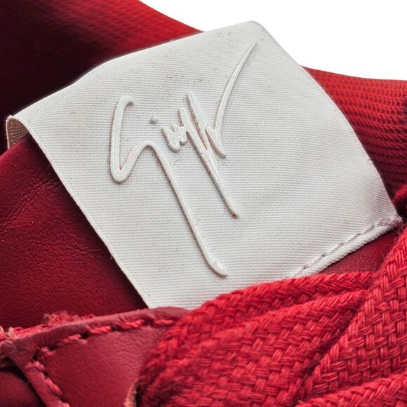 Giuseppe Zanotti Cobras Sneakers - Leather - Red - 44.5 11.5 US $995 - Picture 8 of 11